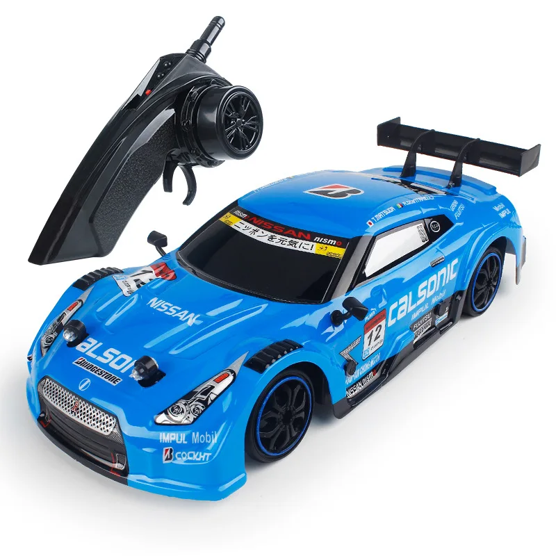 1:18 высокоскоростной автомобиль с дистанционным управлением четырехколесный привод Быстрый внедорожный Дрифт Гонки 2 4G Детские электрические