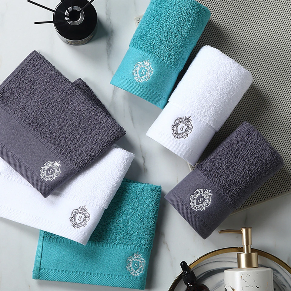 China factory Microfiber embroidery customized logo size brand high quality hotel  For Spa Terry Luxury Bath Towel Hotel Towels