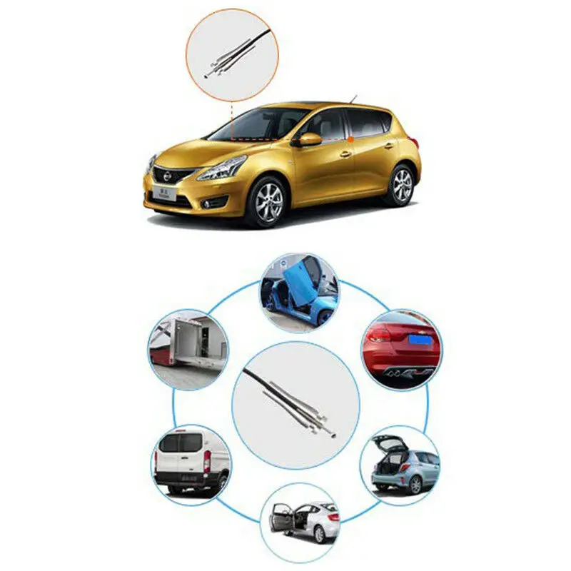 Aluminum Anodized Repair Kit CNC Cable-Latch Repair Kit For Rear Cab Door Universal Power Cable Fix Fitting Vehicle Truck Ford