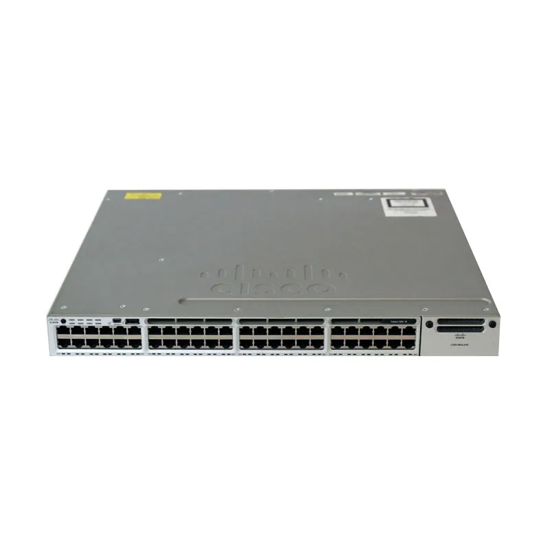 Новый CISC O WS-C3850-48P-S WS-C3850-48P-L WS-C3850-48P-E 48 Ethernet PoE + порт 715WAC мощность LAN в базу переключатель