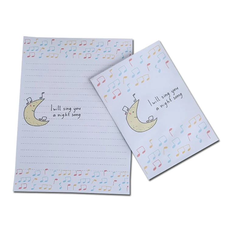 Stationery Products Custom Gold Logo A4 Letter Head Letterhead Paper Printing