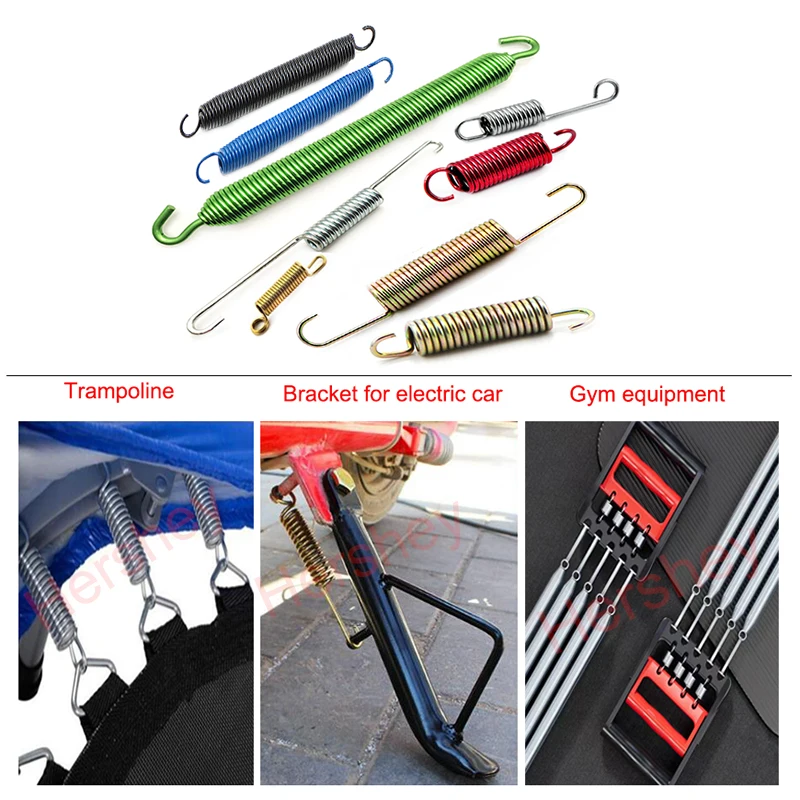 High Quality Stainless Steel Tension Spring Custom Made Hammock Extension Low Price Trampoline Springs