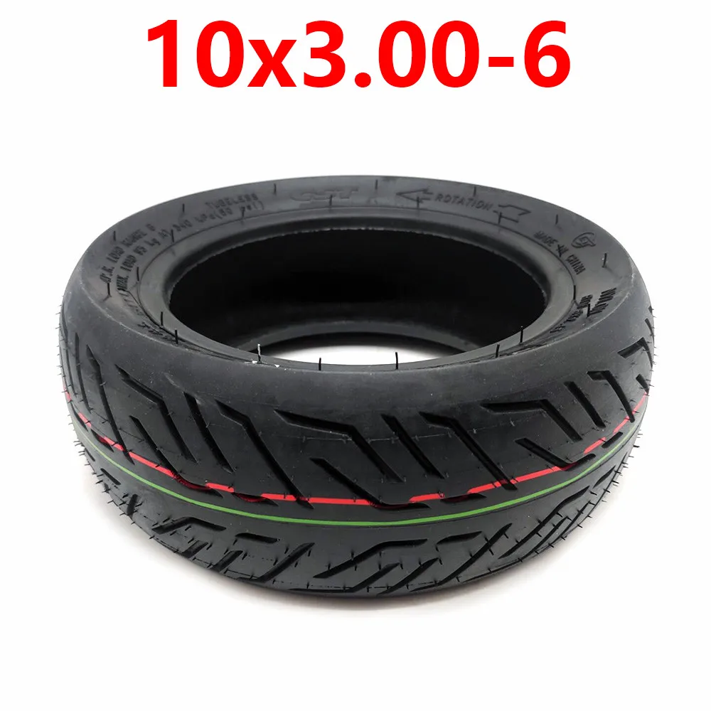 10x3.00-6 Tubeless Tyre for Electric Scooter 10 Inch 10x3.0 Wear Resistant Vacuum Tyre 10*3.00-6 10x3.00-6 Tubeless Tire