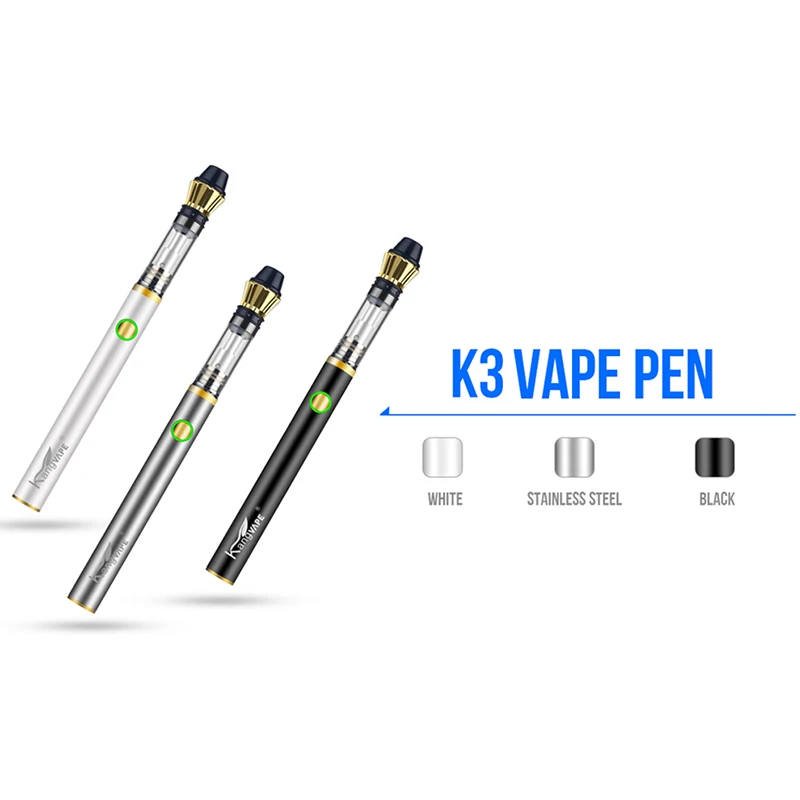  (Разработанно специально для заказчика)/поо (производство оригинального cbd vape ручка электронная сигарета картридж K3 комплект картриджей с 350 мА/ч КБД батареи испаритель Tank