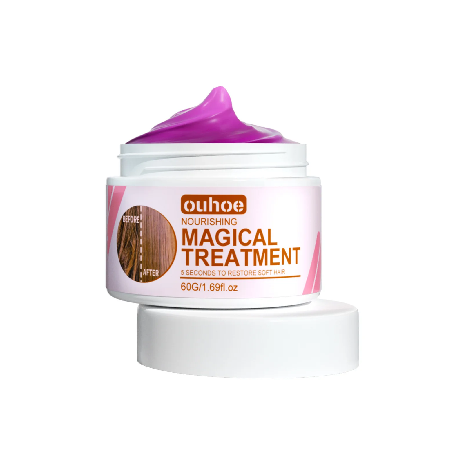 Keratin Collagen Hair Mask Magical Straighten Repair Dry Frizzy Damaged Treat Cream Pro Soft Smooth Shiny Deep Moisturizing Care