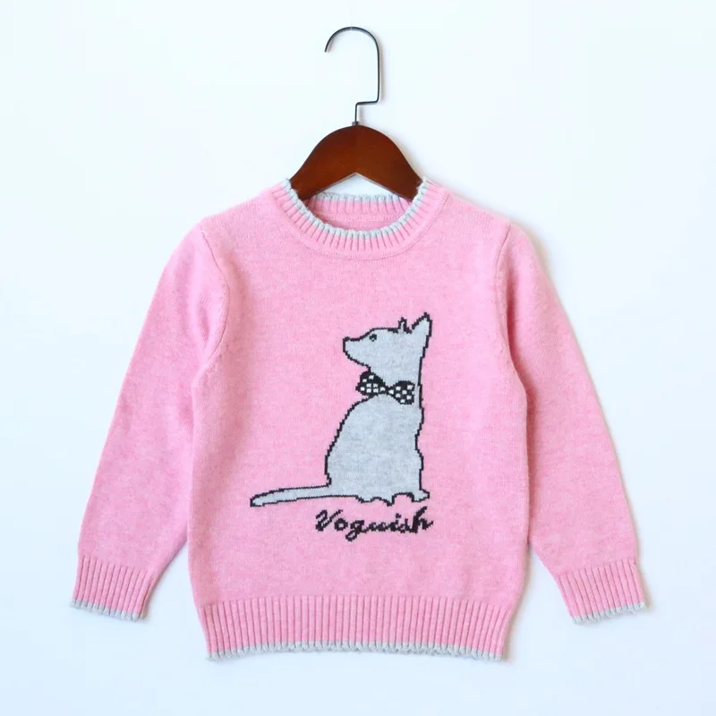 
OEM factory high quality new design 100% cotton Knit jacquard sweater boys 