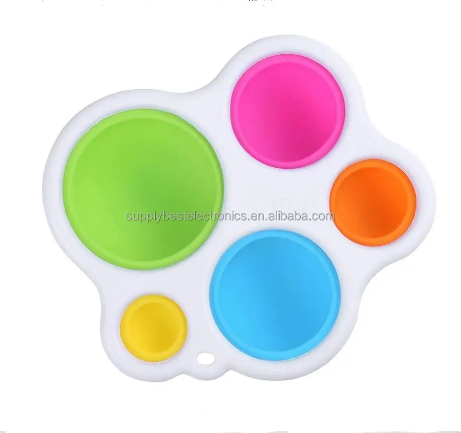 Новый дизайн сенсорные игрушки Push Pop простой ямочный пузырь Fidget finner игрушка для детей и взрослых