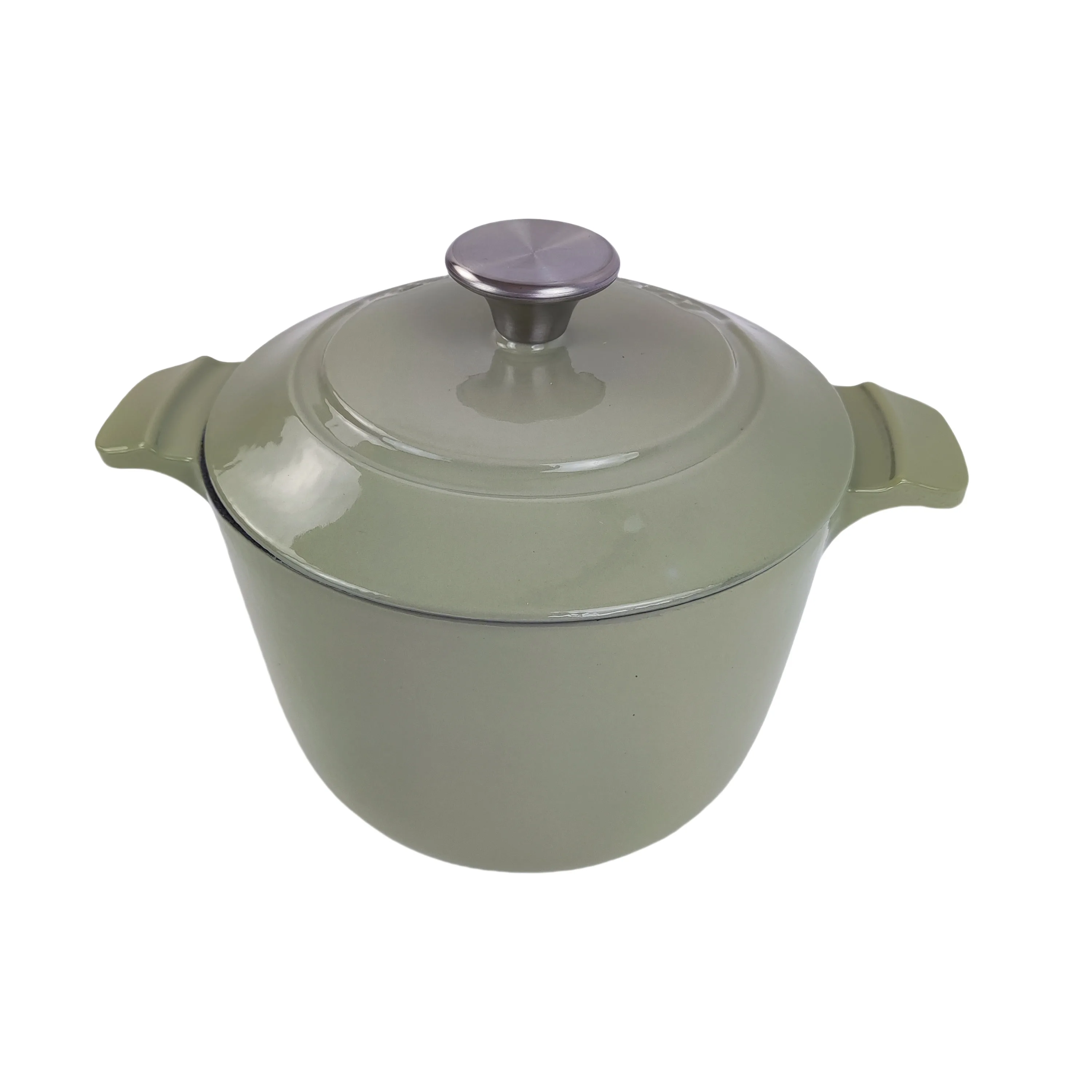 Pre-seasoned Non-stick Kitchenware Cooker Dutch Oven Cocotte Casserole Enamel Cast Iron Stew Pot For Cooking And Braising