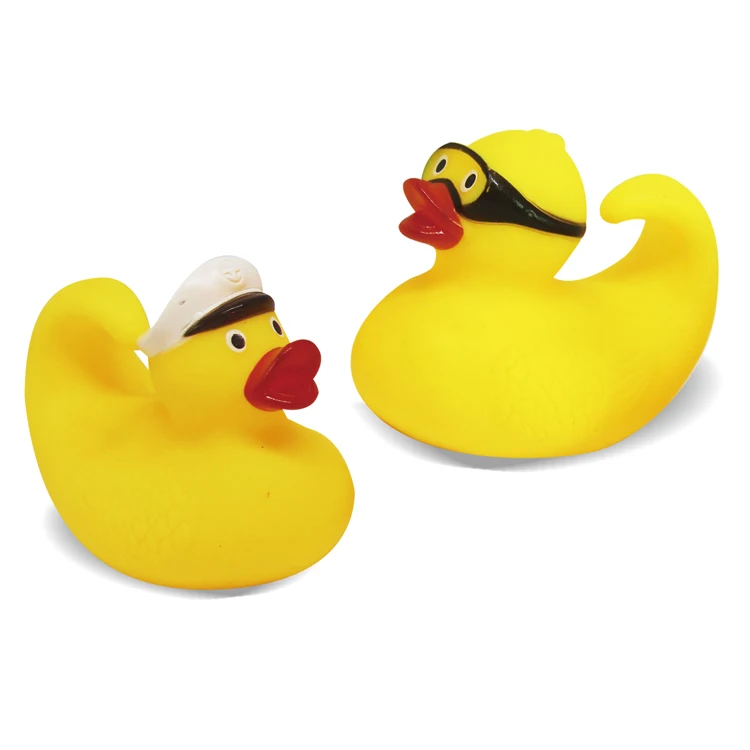
Baby bath toys mini rubber duck eco-friendly promotional yellow duck with sound 