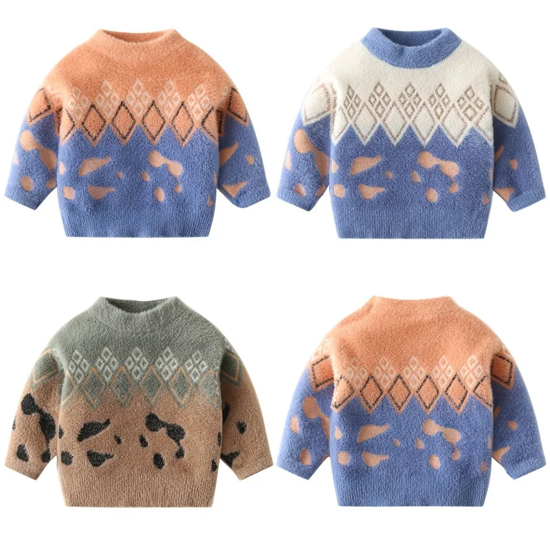 
Autumn new design wholesale children sweater boys knitwear casual stylish pullover sweater 