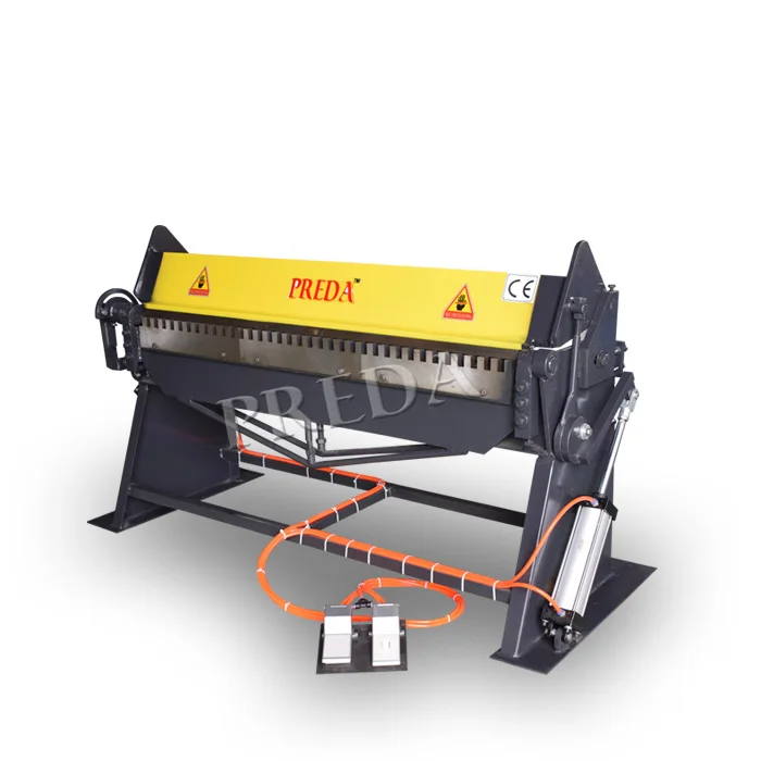 HVAC System 1500mm Sheet Metal Pneumatic Folding Machine For Air Duct Making