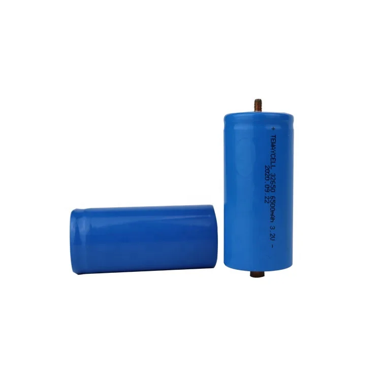 Wholesale 6000mah 3c Lifepo4 Cylindrical Battery Cell 32650 32700 3.2v With Screw for Solar Lamp
