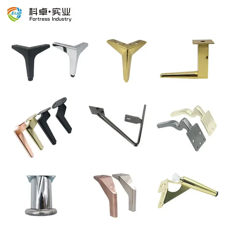 Wholesale Customized Hardware Furniture Fitting Accessories Modern Coffee Stainless Steel Metal Gold Table Legs