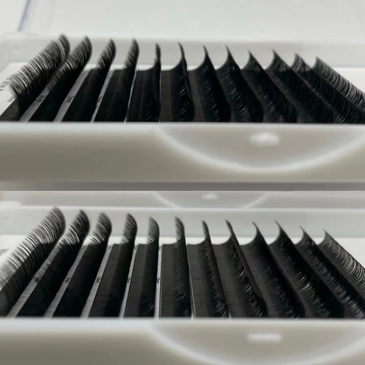 Korea PBT fiber individual eyelash extension J/B/C/CC/D/DD/L/M curl russian volume individual mink lash extensions