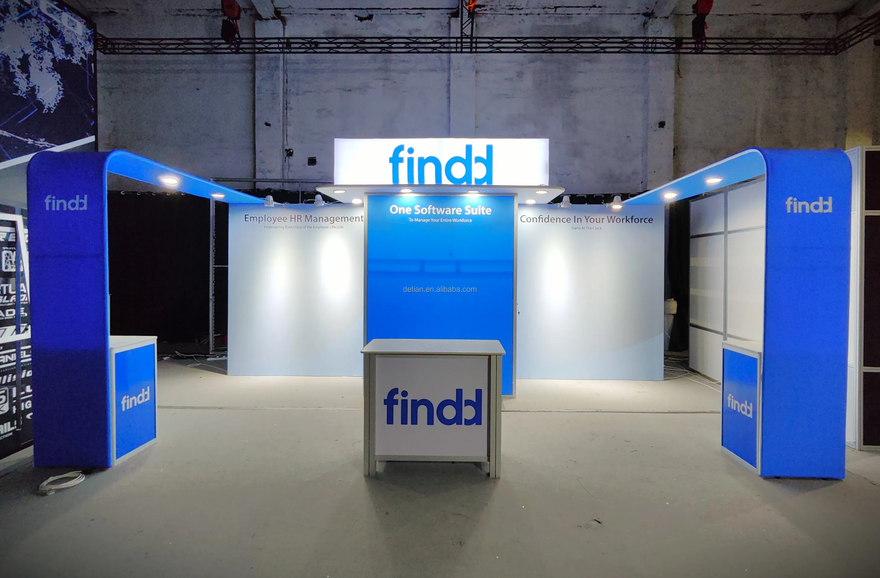 3x6 m Portable aluminum tension fabric exhibition booth display for trade show