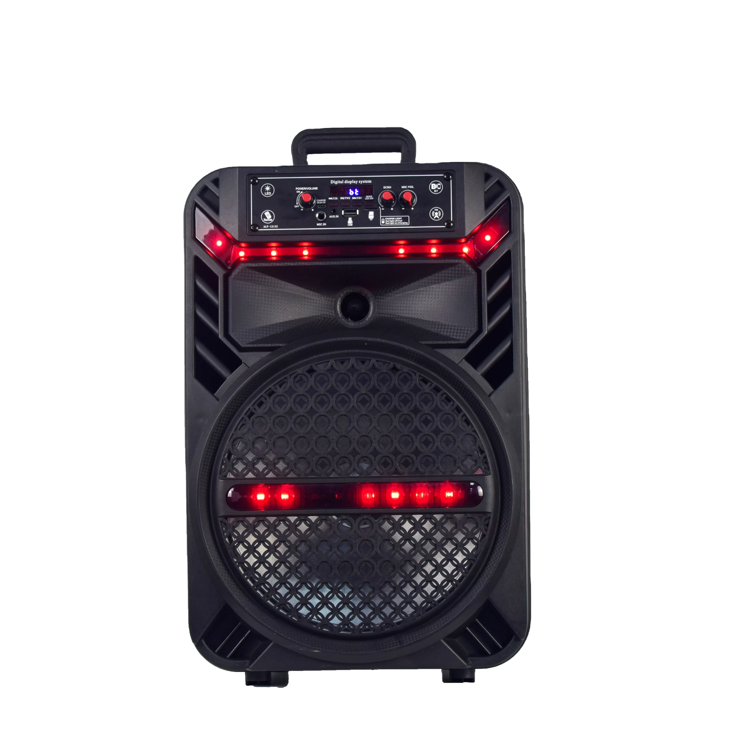 2023 New Model 12inch New Private Mould Portable Trolley Speaker With Rechargeable big Battery
