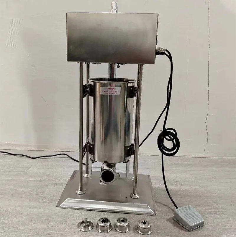 16L Professional Vertical Stainless Steel manual sausage stuffer electric sausage stuffer