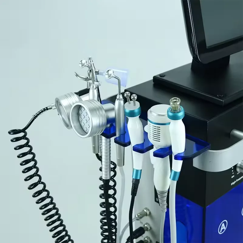 Top quality Low Price 14 in 1 Hydra Oxygen Jet Dermabrasion Hydro Aqua Peeling Beauty Face Equipment Salon Facial Machine