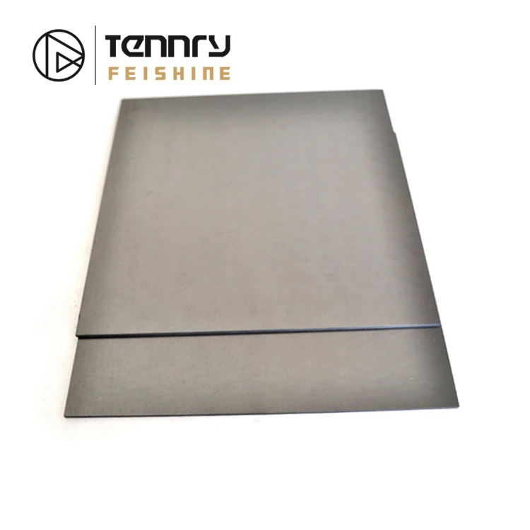 High strength graphite plate impregnated with antimony