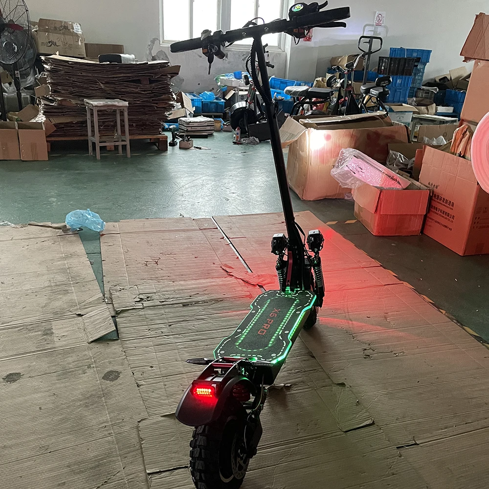 NEW Dual motors X6PRO adults electric scooter VICAN 48V 2400W long range off road electric scooter