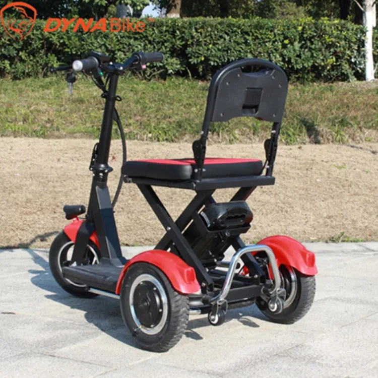 10inch 36v 250w Folding 3 Wheel Mobility Electric Scooter