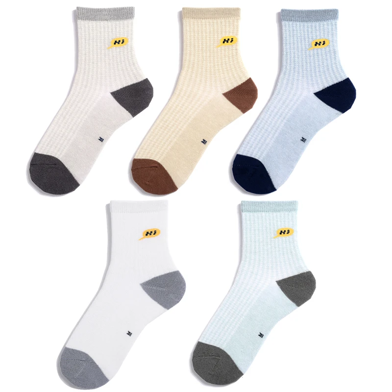 
Children Socks Kids Baby Socks High Quality Fashion Colorful OEM Customized Soft Casual Design 100% Cotton Logo Anti (1142-3) 