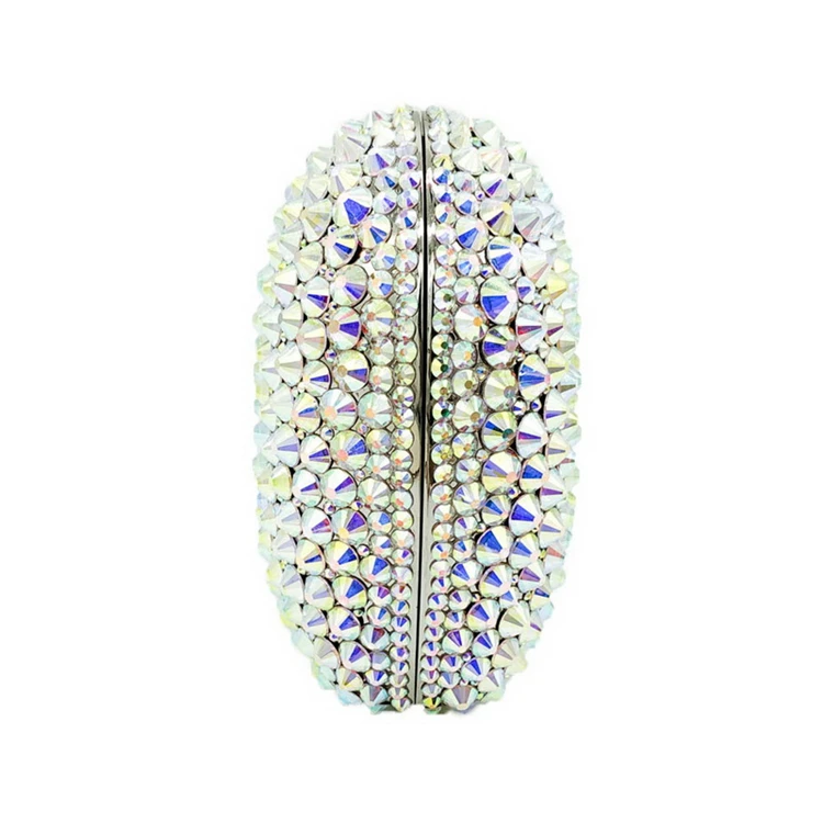 
Expensive Fashion Crystal Purse Diamond Handbags Beaded Designer Stone Rhinestone Handmade Clutch Evening Bag 