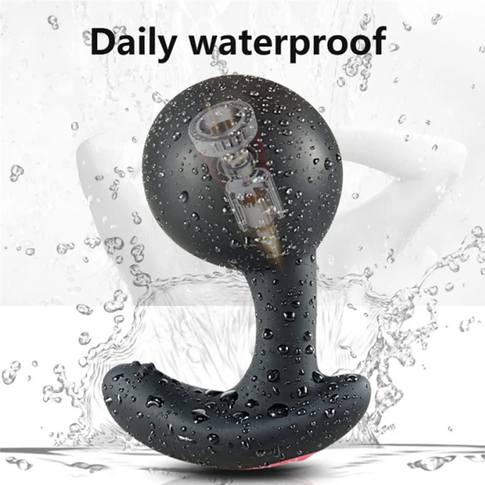 Prostate Massager For Couple Anal Toys Electric Automatic Inflatable Silicone Butt Plug Remote Control Sex Toys
