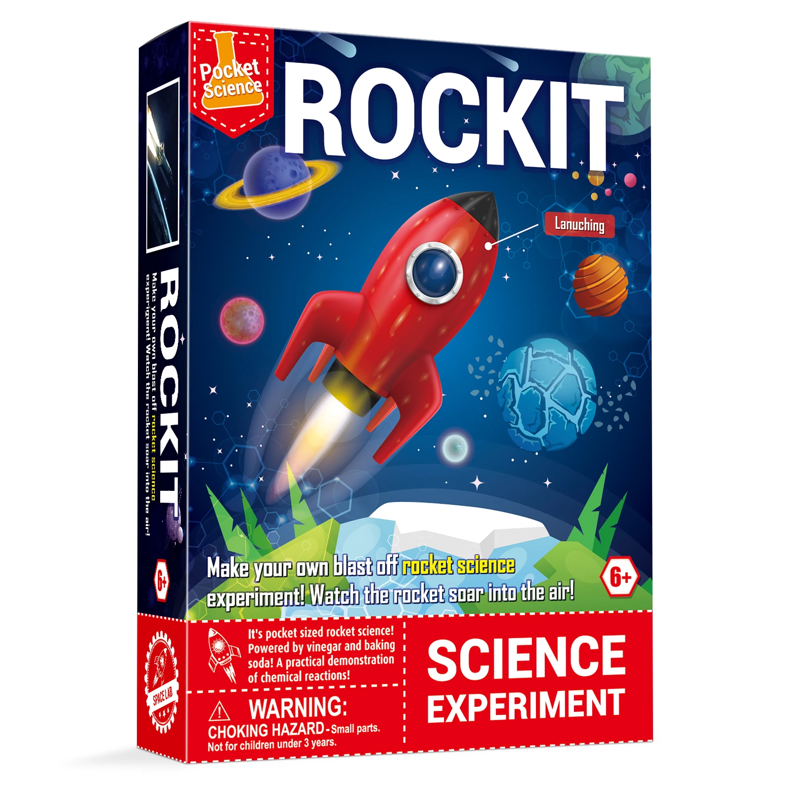 Children DIY Hand-Made toy Make Your Own Rocket Blast Party Toy for kid