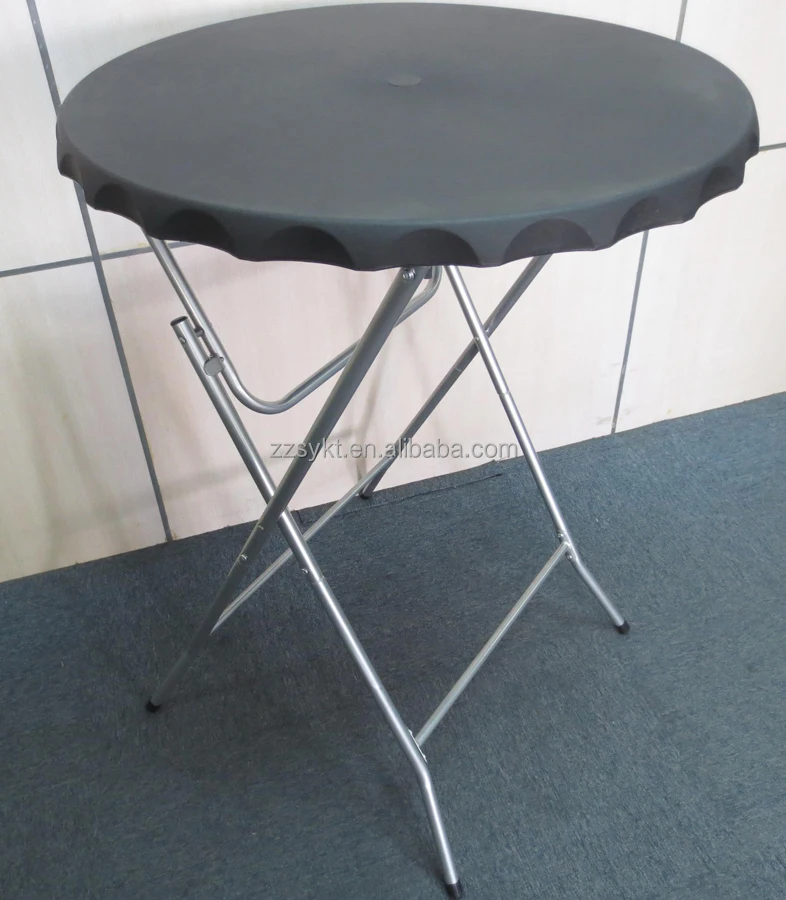 Дешевый круглый пластиковый складной стол для