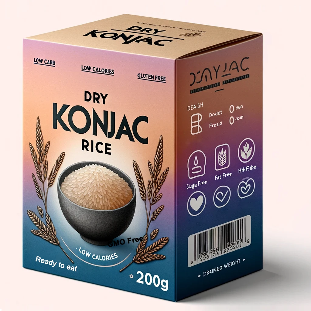 Diabetic Rice Instant Dried Konnyaku Rice Dried Shirataki Rice Low Carb
