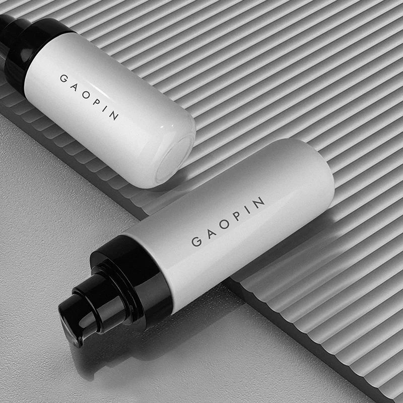 30ml 50ml 80ml 100ml 120ml luxury skincare packaging set containers pet cosmetics cream jar plastic bottle