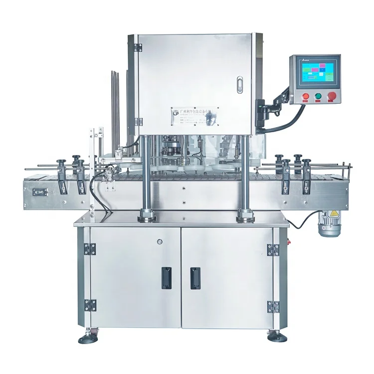Fully automatic can sealing machine double heads can seamer machine high speed can seaming machine