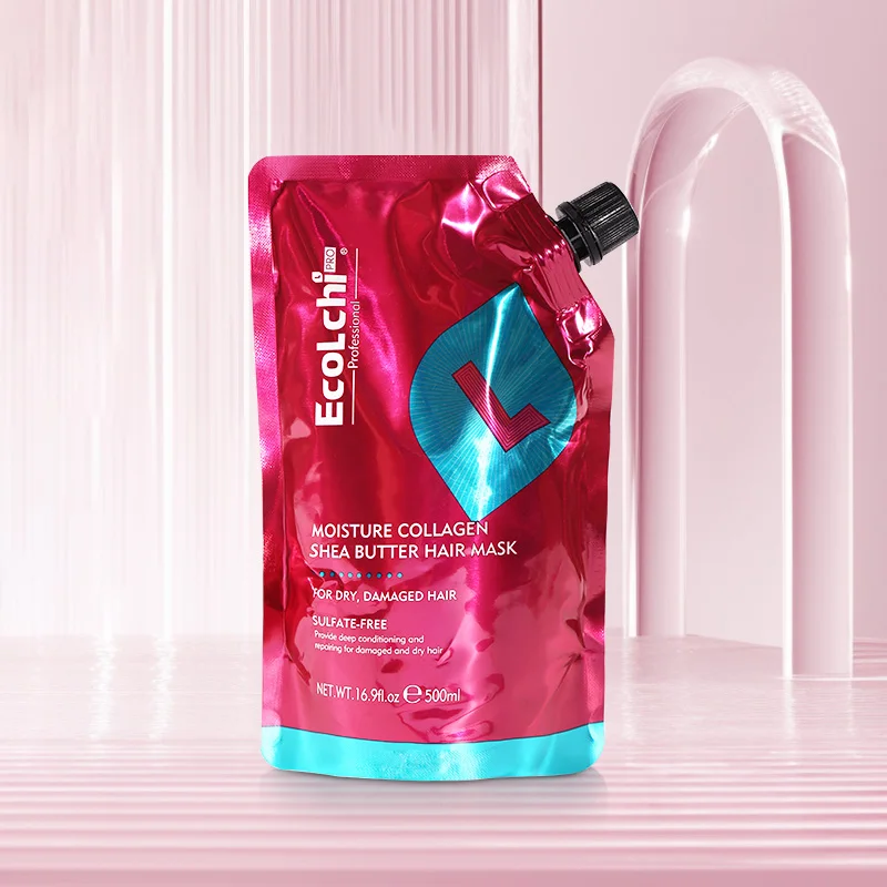 Ecochi brand daily care 500ml OEM/ODM treatment  repair Argan Oil Soft Nourishing for  Hair Mask