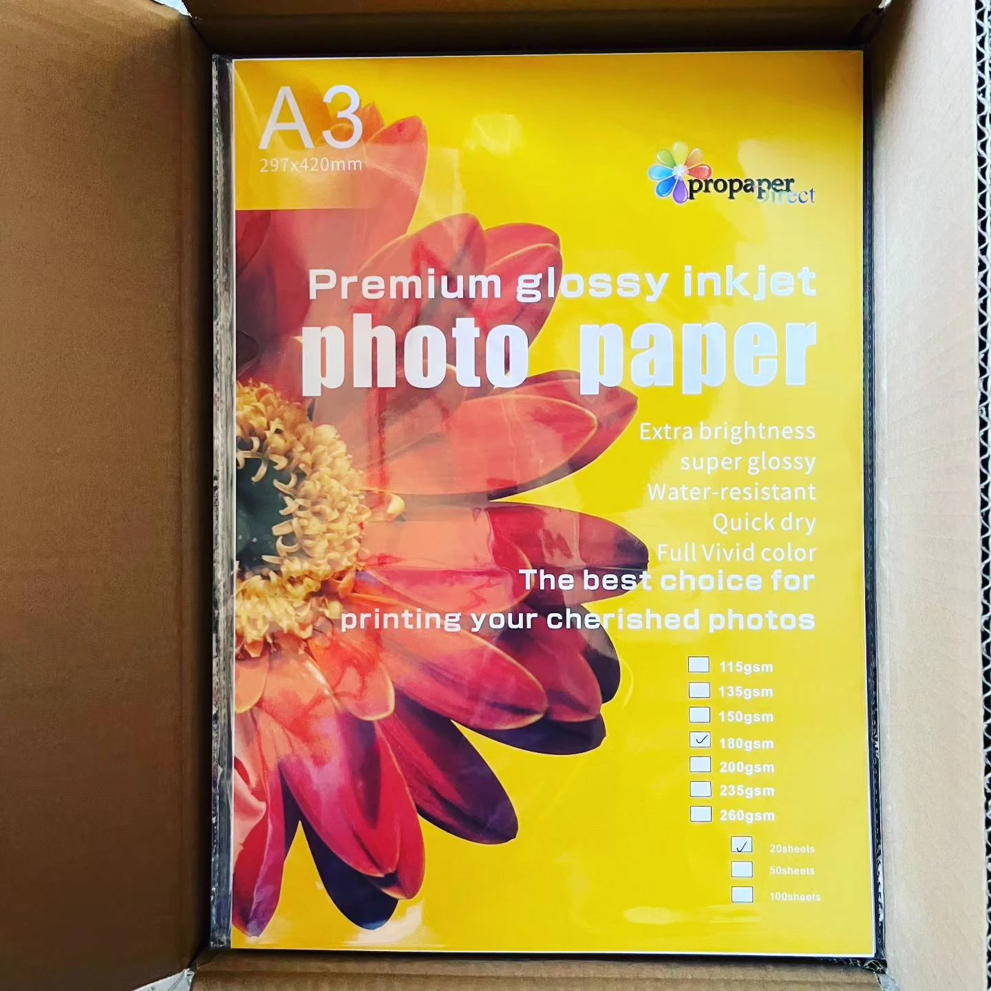 Hot Sale 5*7 A4 300g Matte Double Sided Glossy Photo Paper