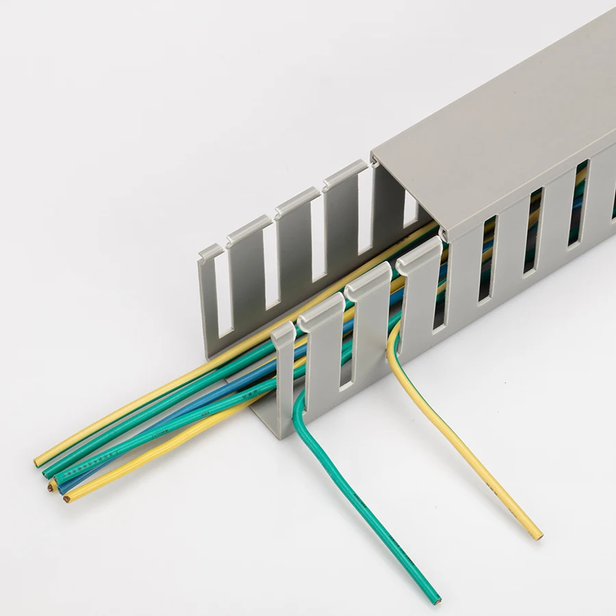 Factory Wholesale Plastic Wire Duct PVC Cable Tray Trunking Electrical Accessories