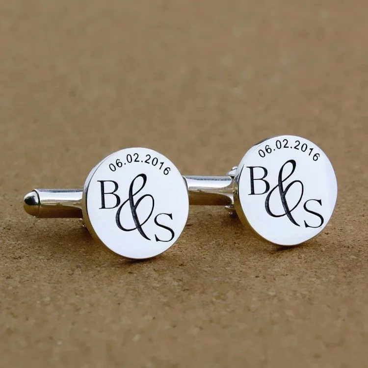 Customized Cufflinks 925 Silver Jewelry Cufflinks for Men Luxury Jewelry 925 Sterling Silver Custom Cufflinks for Men