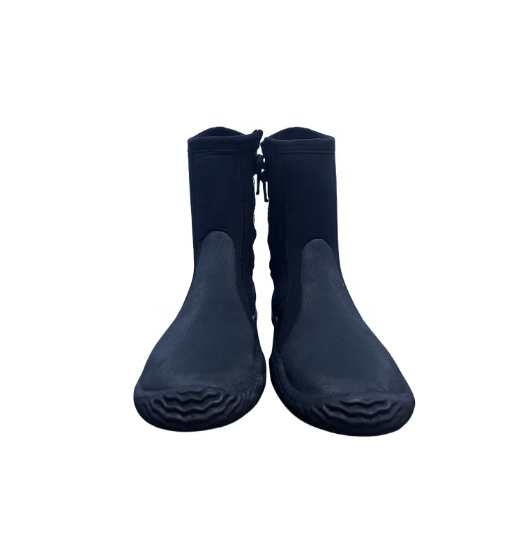 Custom 5mm Safety Waterproof Keep Warm Scuba Beach Reef Shoes Rubber Neoprene Diving Boots for Underwater Surfing Snorkelling