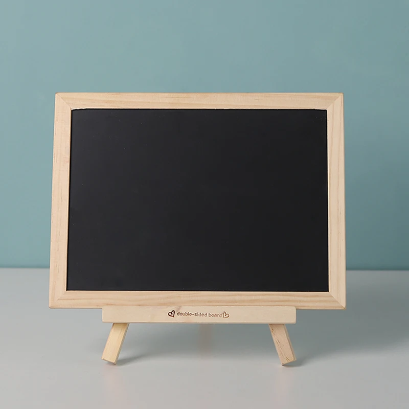 with bracket wooden blackboard for kindergarten children teaching magnetic small blackboard home message board sided whiteboard