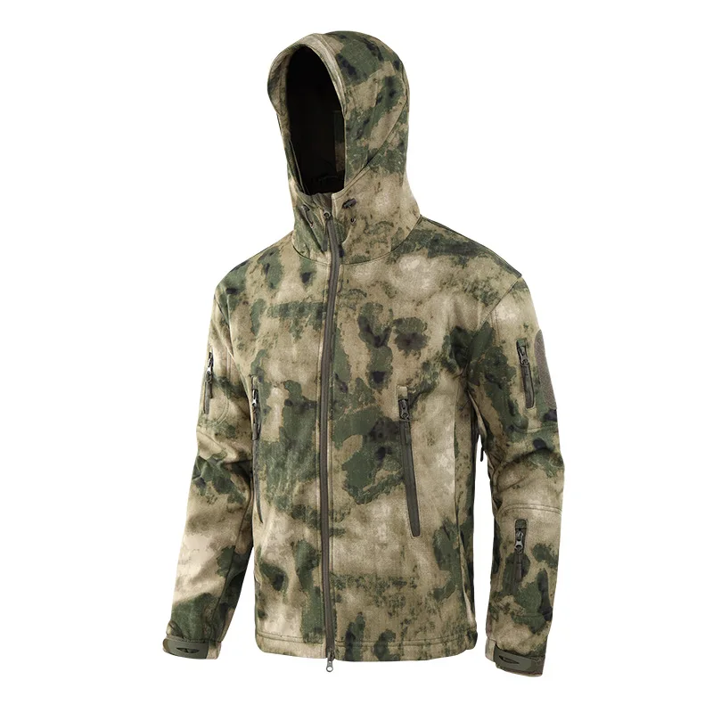 High Quality Sport Outdoor Shark Skin Warm Keeping Track Suit Soft Shell Oversize Rush Suit Jacket