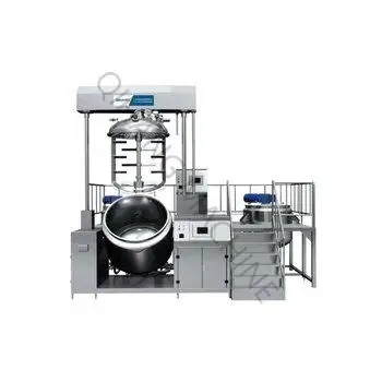 QIHANG Paste Cream Cosmetic Cream Mixing Making Machine Mixer Vacuum Homogenizing Emulsifier