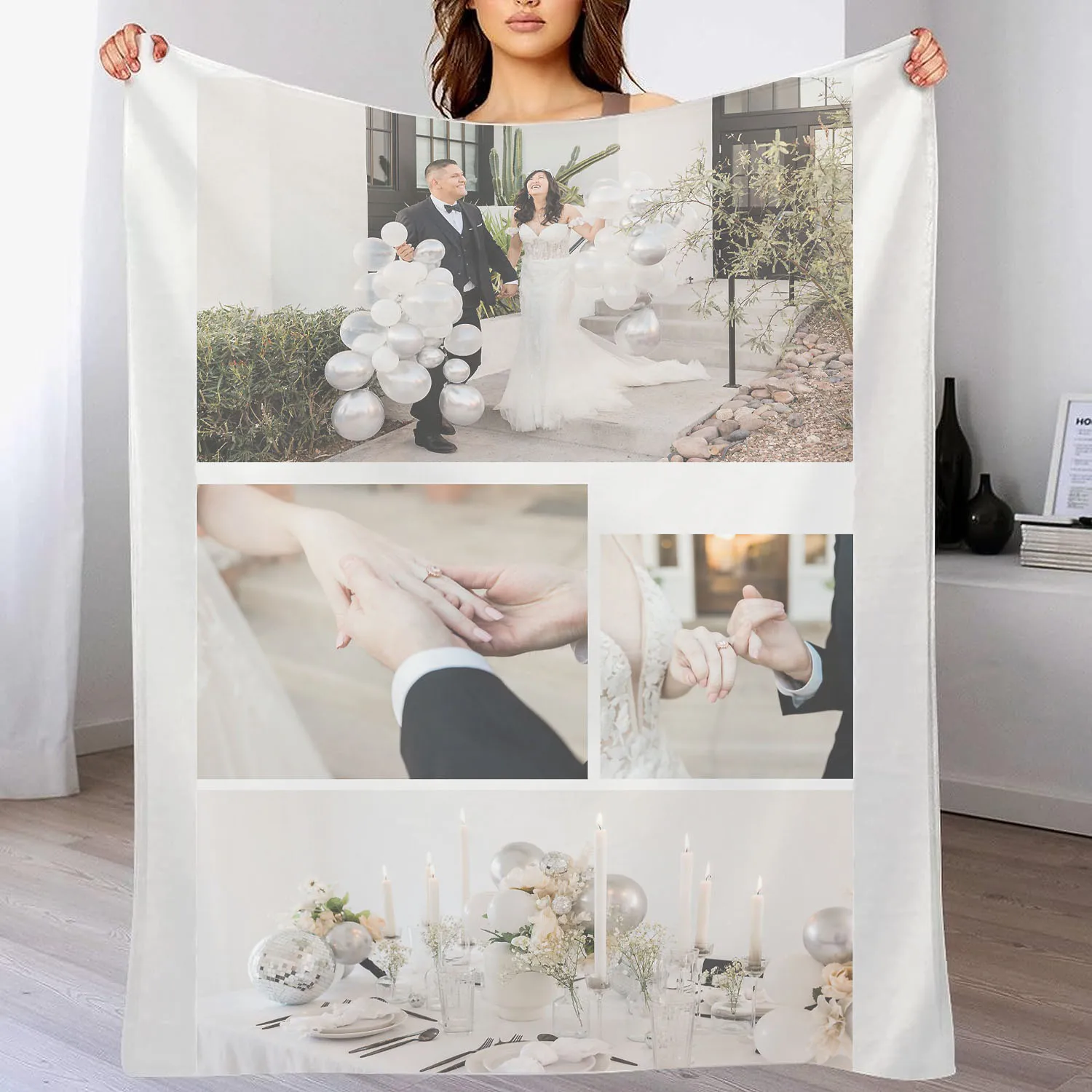 Custom Printing Cozy Soft Thick Oversized Sherpa Fleece Luxury Throw weighted Blankets For Winter
