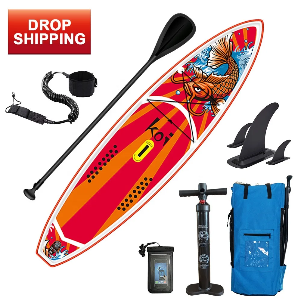  FUNWATER Free shipping surfing surfboard inflatable sup paddleboard stand up surf board for