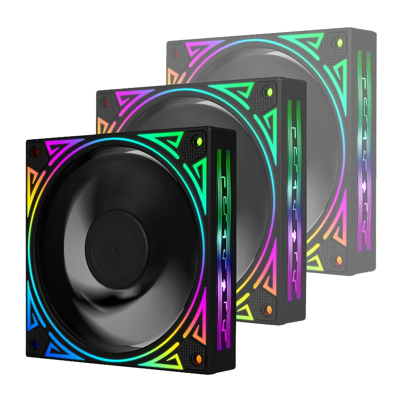 High Cooling Performance LED Fan 120mm Radiator PC Case For Gaming CPU Cooler