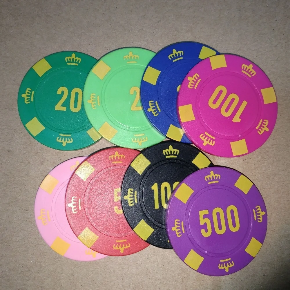 Printing Token,Cheap poker chips,Clear poker chips 4g ABS pokerchip