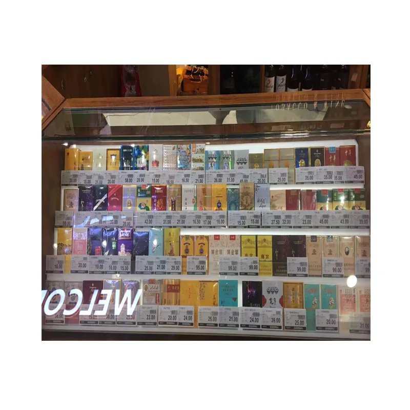 Tobacco Shelf Large Capacity cabinet with drawers dispensary tobacco display Rack Smoke cabinet Cigarette pusher
