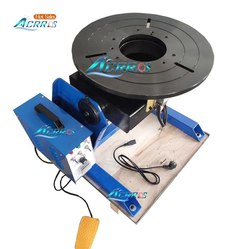 220V Automatic Pipe Welding Positioner with 300 Kg Turntable Capacity Welding Equipment for Sale
