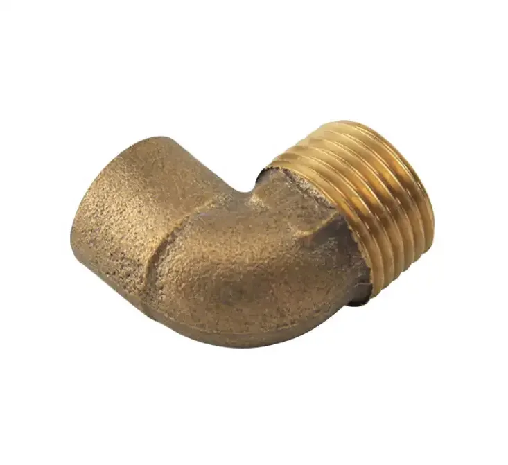 Customized Plumbing Bronze Brass Fitting Hose Compression Pipe Fittings Brass Bronze Plumbing Elbow Pipe Fittings Brass