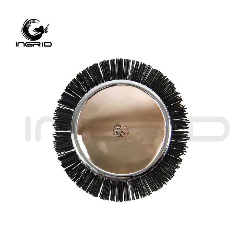 Fashion Bright Powder Aluminum Tube Comb Salon Hair Brush Hairdressing Barrel Comb