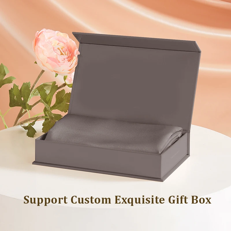 wholesale Luxury 19mm 100% silk pillowcase customized silk pillow cover pure mulberry silk pillow case set